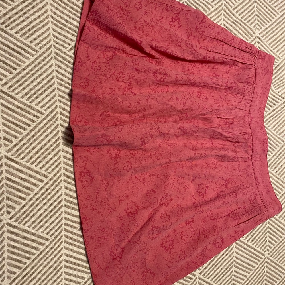 Sarah Bustani Skirt Size S - pink with flowers
